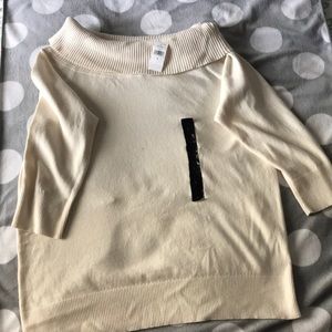 Banana republic off shoulder sweater size L